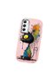 Samsung Galaxy A34 Compatible Graffiti Style Black Cat Phone Case, Shockproof Silicone Case - 2
