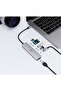 محول USB-C إلى PD+HDMI 4K/متعدد المنافذ LHB06+SD+Micro SD، لون رمادي فلكي - 8