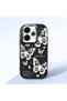 Poco M6 4g Compatible Minimal Butterfly Pattern Soft Silicone Case, Impact Protection