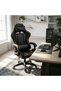 Ergonomic Gaming Chair with Adjustable Reclining Backrest (90°-155°), Pneumatic Height Adjustment, 360° Swivel Smooth-Rolling Casters, Comfortable Computer Desk Chair for Office and Gaming - 5
