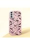 Samsung Galaxy S21 Fe Compatible Soft Silicone Case with Bat Moon Star Print, Shock Absorption Protection