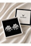 Women's Silver Color Crystal Stone Sparkling Stylish Dangle Earrings - 2