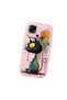 Redmi 10C Compatible Graffiti Style Black Cat Phone Case, Shockproof Silicone Case - 2