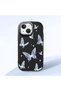 iPhone 13 Mini Compatible Elegant Butterfly Print Soft Silicone Case, Shock Absorption and Impact Protection
