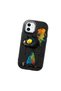 iPhone 12 Mini Compatible Graffiti Style Black Cat Phone Case, Shockproof Silicone Case - 2