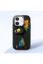 Graffiti Style Black Cat Phone Case for Oppo A3/A3X 4G/5G Compatible Shockproof Silicone Case