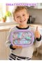 Back to School Lunch Box for Boys Girls 3 Compartment Stainless Steel Bento Box Leak-Proof Food Storage Container with Fork Spoon BPA-Free Portable Meal Box for Outdoor Camping 550ml (Mermaid) - 5