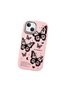 Minimal Butterfly Pattern Soft Silicone Case Compatible with iPhone 13/14, Impact Protected - 2