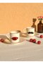 2-Person Porcelain Gold Gilded Love Coffee Cup 90 ml Lip Mustache Gift