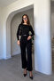 Loose-Fitting Jeans with Front and Back Pockets - Black - 4