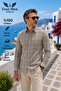 Men's 100% Cotton Checkered Shirt Long Sleeve Relaxed Fit Classic Shirt - 2