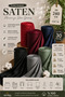100% Cotton Satin (83 Threads) Plum Fabric / Length: 100 cm - Width: 240 - 3
