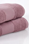 Essentials Combed Cotton Hand / Face / Head Towel Set of 3 - Dried Rose 50X90 cm - 2