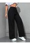 Chtistian 90's Black Palazzo Wide Leg High Waist Jean Trousers - 4