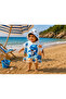 Children's Poncho Sea and Beach Towel with Hood 45×45 cm 0-3 Years - 3