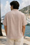 Men's Regular Fit Solid Short-Sleeve Shirt - Rose - 3