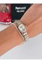 Steel Strap Minimal Case 2 Year Warranty 3 Atm Waterproof Women's Wristwatch + Bracelet Gift - 4