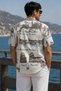 Men's Regular Fit All-Over Print Short-Sleeve Shirt - White - 3