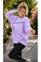 Women's Grateful Heart Printed Round Neck Casual Cotton Basic Sweatshirt