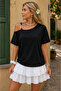 Effortless Elegance Women's Single Shoulder Strap Buckle Detailed Viscose Blouse - 3