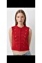 Buttoned Vest Blouse - 3