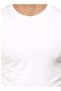 White Men's Half Sleeve Round Neck Cotton Tshirt - 6