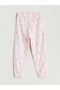 Elastic Waist Teddy Bear Printed Girls' Pajama Bottoms - 2