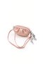 Powder Drawstring Women's Shoulder Bag - Faux Leather Daily Crossbody Bag with Polka Dot Shawl Detail - 2