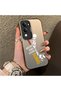 Vivo Y04 Compatible Hard Acrylic Back Silicone Edge Lens Protection Stylish Print Case - 2