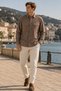 Men's Slim Fit Solid Long-Sleeve Shirt - Red
