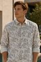 Men's Slim Fit Long-Sleeve Shirt - Blue - 4
