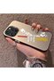 iPhone 16 Pro Max Compatible Hard Acrylic Back Silicone Edge Lens Protection Stylish Print Case - 3