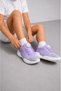 Milano Kids' Lace-Up Sneakers Purple-Lilac - 3
