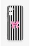 Realme 10 Compatible Pink and White Ribbon Patterned Silicone Case - 2