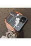 iPhone 12 Mini Compatible Hard Acrylic Back Silicone Edge Lens Protection Stylish Print Case - 4