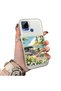 Realme C15/C25/C25S Compatible Hard Acrylic Back Silicone Edge Lens Protection Daisy Case