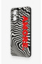 حافظة سيليكون متوافقة مع هاتف Realme 12 Lite بنمط Zebra Amore - 4