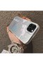 iPhone 15 Pro Compatible Hard Acrylic Back Silicone Edge Lens Protection Stylish Print Case - 5