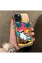 iPhone 14 Pro Max Compatible Hard Acrylic Back Silicone Edge Lens Protection Cat Case - 2