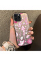 iPhone 14 Pro Compatible Hard Acrylic Back Silicone Edge Lens Protection Stylish Print Case - 2