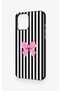 iPhone 12 Pro Max Compatible Pink and White Ribbon Pattern Silicone Case - 4