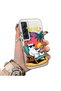 Realme C65 4g Compatible Hard Acrylic Back Silicone Edge Lens Protection Cat Case