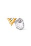 Steel Rings - Multicolor - Zircon