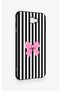 Samsung J7 Prime Compatible Pink and White Ribbon Patterned Silicone Case - 3