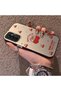 Samsung Galaxy M13/M23 Compatible Hard Acrylic Back Silicone Edge Lens Protection Cherry Case - 3