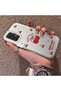 Samsung Galaxy A32 4g Compatible Hard Acrylic Back Silicone Edge Lens Protection Cherry Case - 3