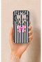 Mi 17 Ultra Compatible Pink and White Ribbon Patterned Silicone Case