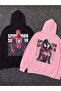 Dear Couple Combination Spider-Man and Gwen Back Printed Design Hooded Sweatshirt Set of 2