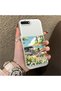 iPhone 7 Plus/8 Plus Compatible Hard Acrylic Back Silicone Edge Lens Protection Daisy Case - 2