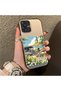 Samsung Galaxy A07 4g Compatible Hard Acrylic Back Silicone Edge Lens Protection Daisy Case - 2